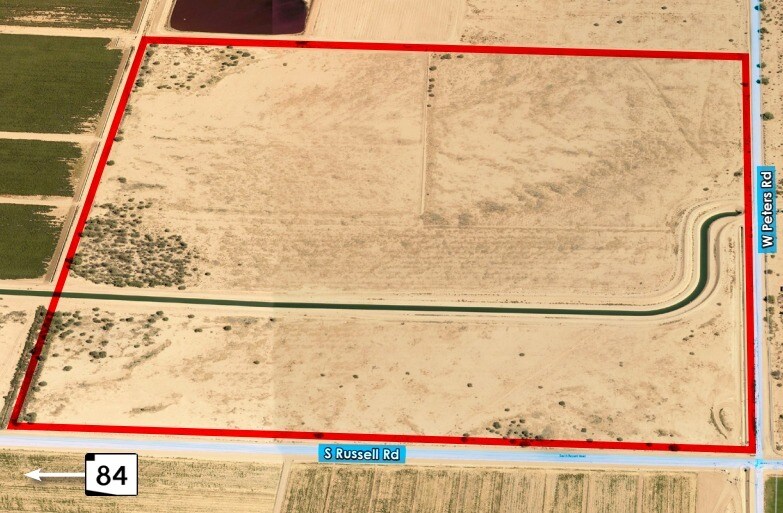 Russell Rd & Peters Rd, Casa Grande, AZ à vendre - Aérien – Image 1 sur 6