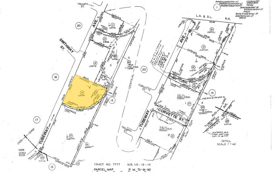 2230-2250 Tubeway Ave, Commerce, CA à louer - Plan cadastral – Image 2 sur 3