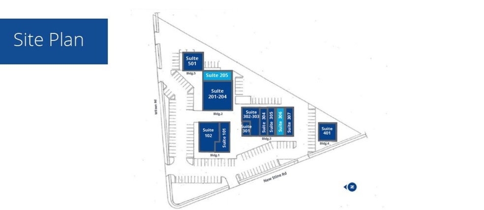 2500 New Stine Rd, Bakersfield, CA à louer - Plan de site – Image 2 sur 2