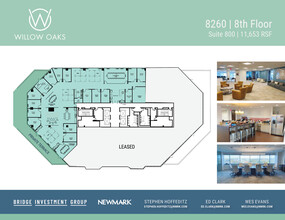 8260-8280 Willow Oaks Corporate Dr, Fairfax, VA à louer Plan d’étage– Image 2 sur 6