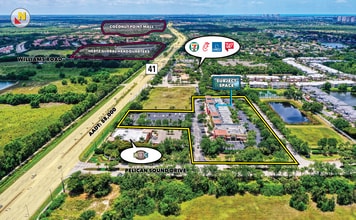 21720-21740 S Tamiami Trl, Estero, FL - Vue aérienne  vue de carte