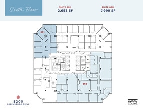 8180-8200 Greensboro Dr, McLean, VA à louer Plan d’étage– Image 1 sur 1