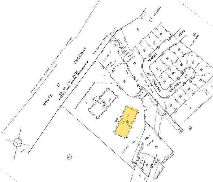 475 Alberto Way, Los Gatos, CA à louer - Plan cadastral – Image 2 sur 4