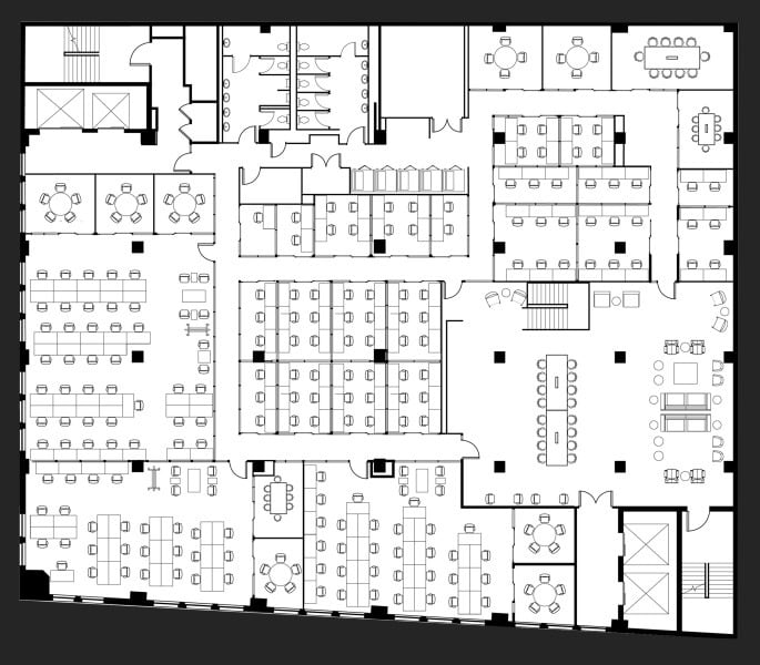 609 Greenwich St, New York, NY à louer Plan d’étage– Image 1 sur 5