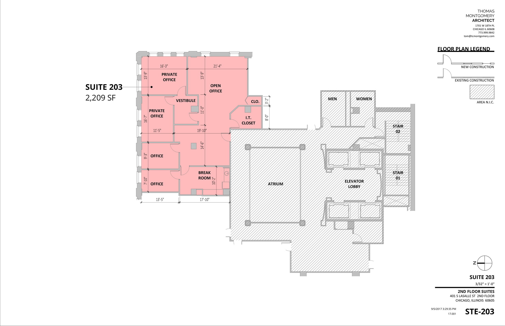 401 S LaSalle St, Chicago, IL à louer Plan d’étage– Image 1 sur 1