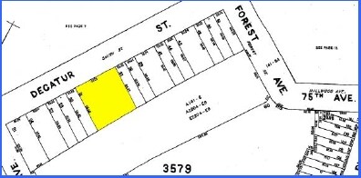 1820 Decatur St, Ridgewood, NY à vendre - Plan cadastral – Image 3 sur 4