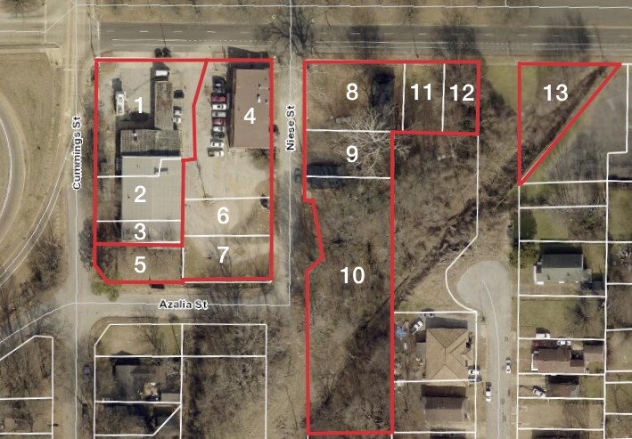 Memphis Commercial Redevelopment portefeuille de 3 biens à vendre sur LoopNet.fr - Aérien – Image 3 sur 3