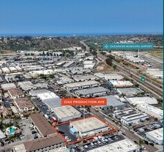 3265 Production Ave, Oceanside, CA - Vue aérienne vue de carte - Image1