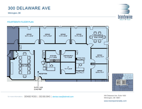 300 Delaware Ave, Wilmington, DE à louer Plan d’étage– Image 1 sur 1