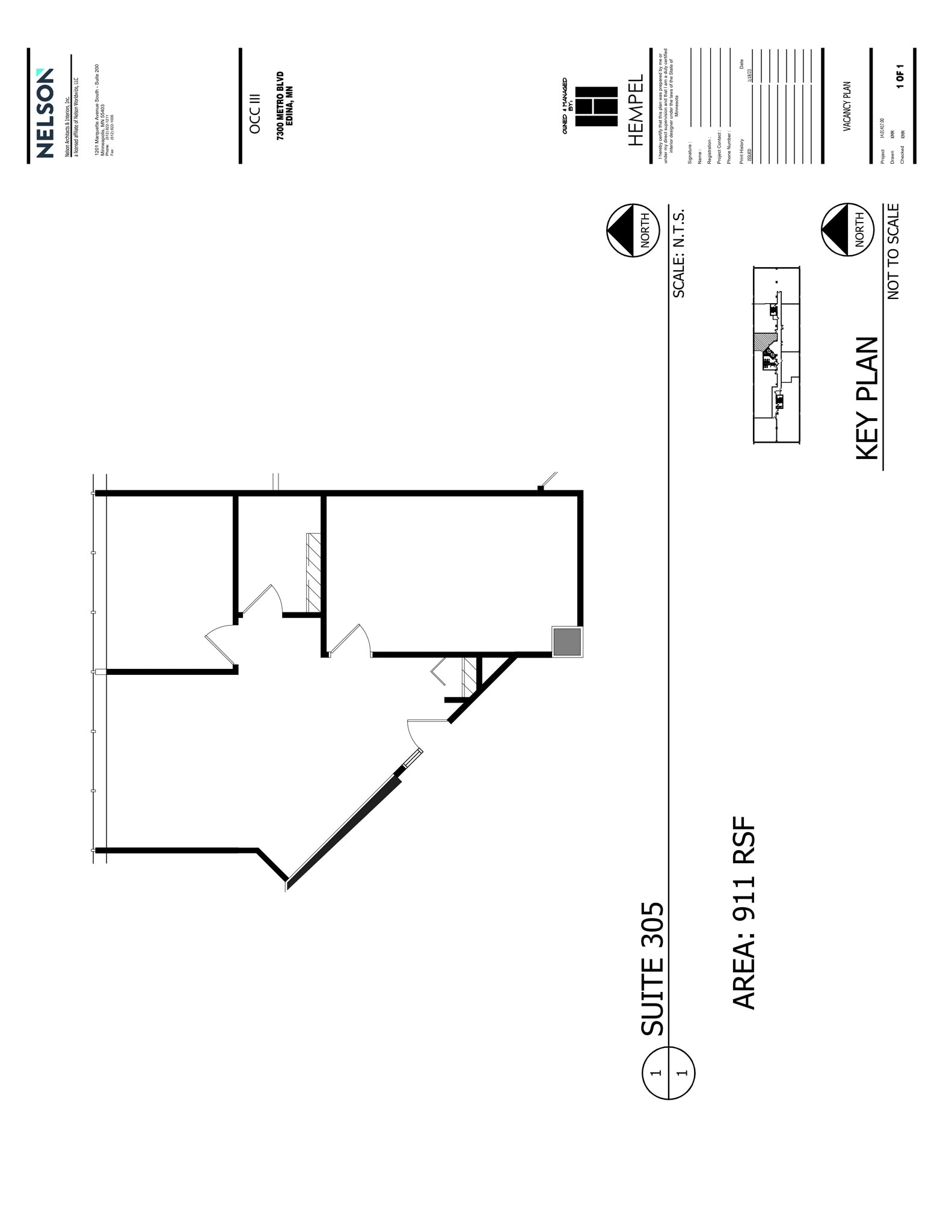 7300 Metro Blvd, Edina, MN à louer Plan de site– Image 1 sur 1