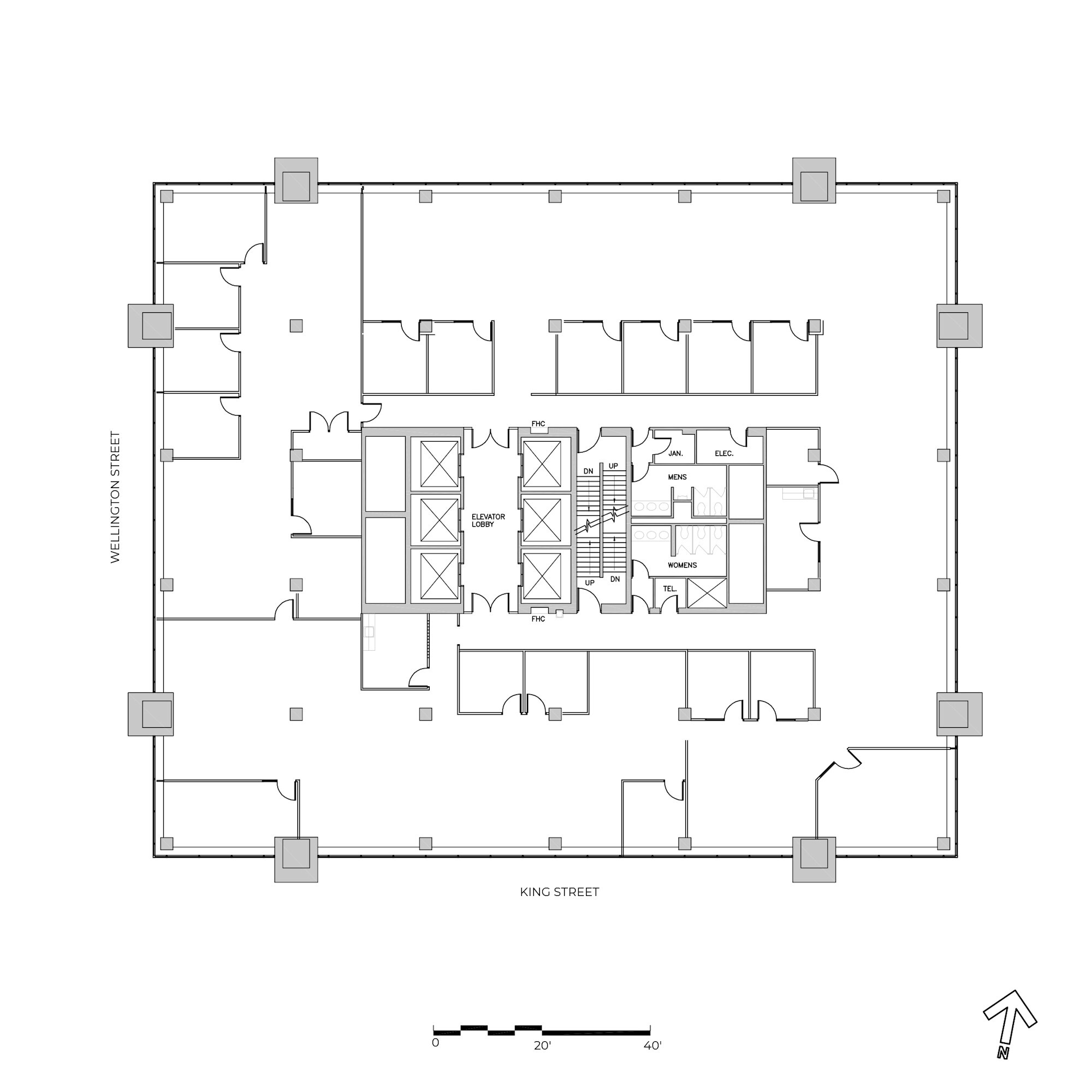 380 Wellington St, London, ON à louer Plan d’étage– Image 1 sur 1