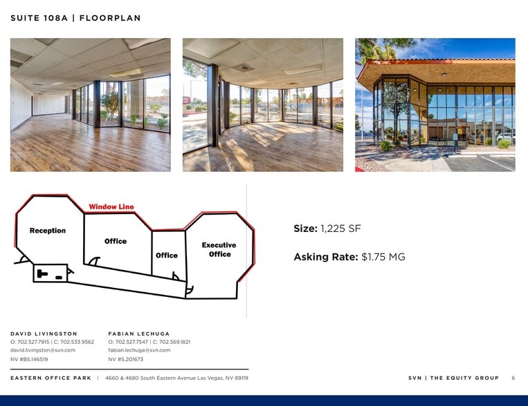 4660 S Eastern Ave, Las Vegas, NV à louer - Plan d’étage – Image 2 sur 11