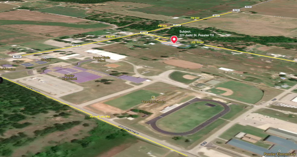 221 Judd St, Weatherford, TX à vendre - Aérien – Image 2 sur 3