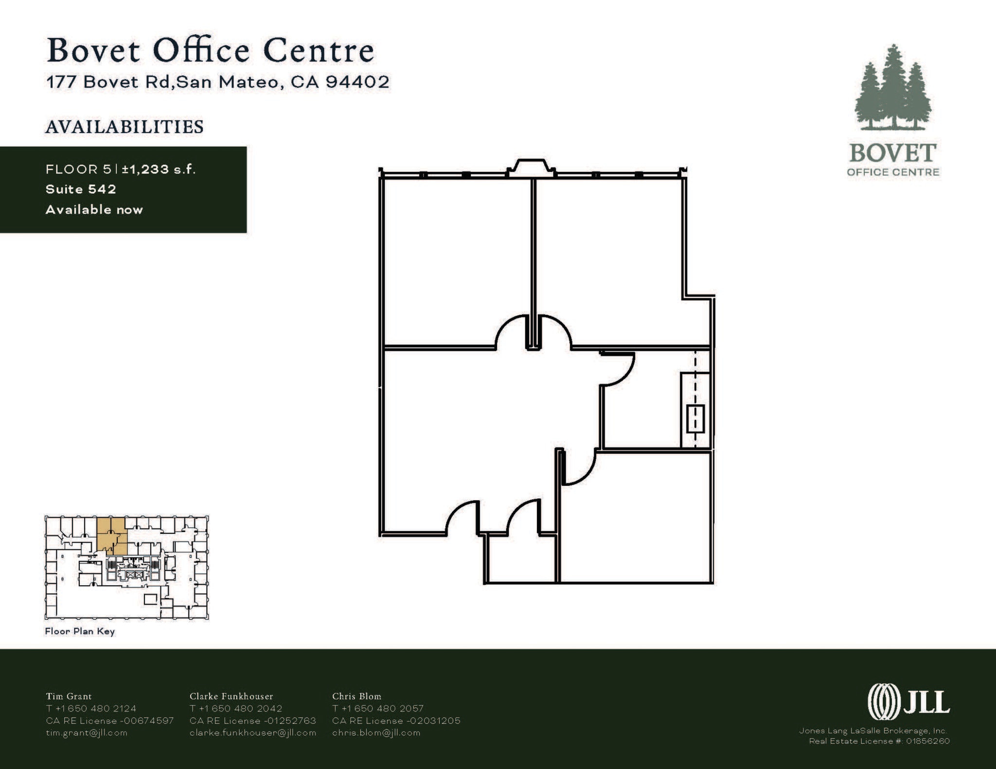 155 Bovet Rd, San Mateo, CA à louer Plan d’étage– Image 1 sur 1