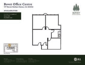 155 Bovet Rd, San Mateo, CA à louer Plan d’étage– Image 1 sur 1