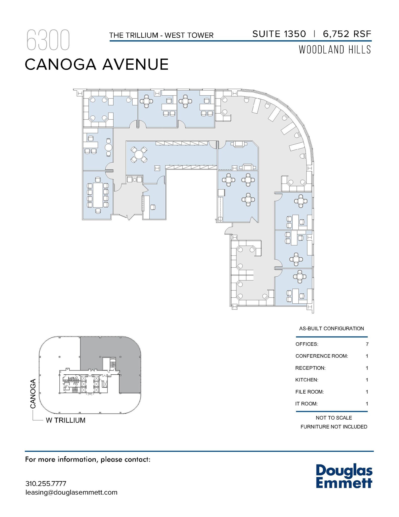 6300 Canoga Ave, Woodland Hills, CA à louer Plan d’étage– Image 1 sur 1