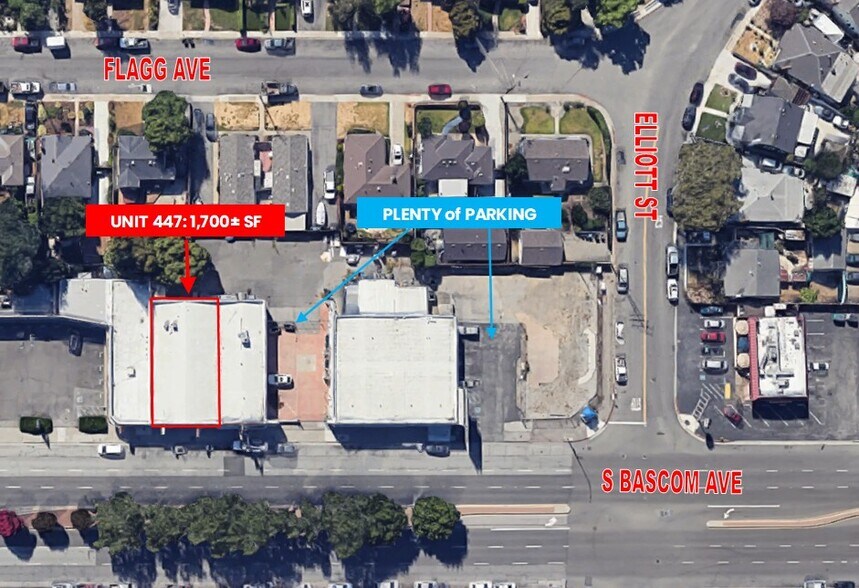 423-427 S Bascom Ave, San Jose, CA à louer - Photo de l’immeuble – Image 3 sur 9
