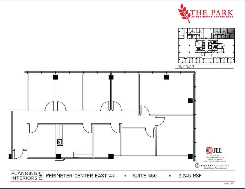 47 Perimeter Ctr E, Atlanta, GA à louer Plan d’étage– Image 1 sur 1