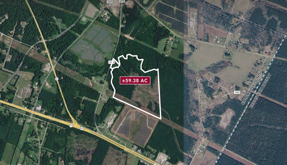 0 Old 87 Hwy, Riegelwood, NC à vendre - Photo principale – Image 1 sur 1