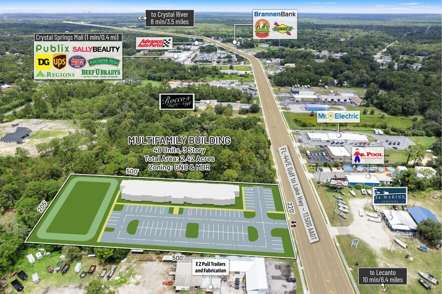 6552 W Gulf To Lake Hwy, Crystal River, FL à vendre - Photo de l’immeuble – Image 3 sur 20