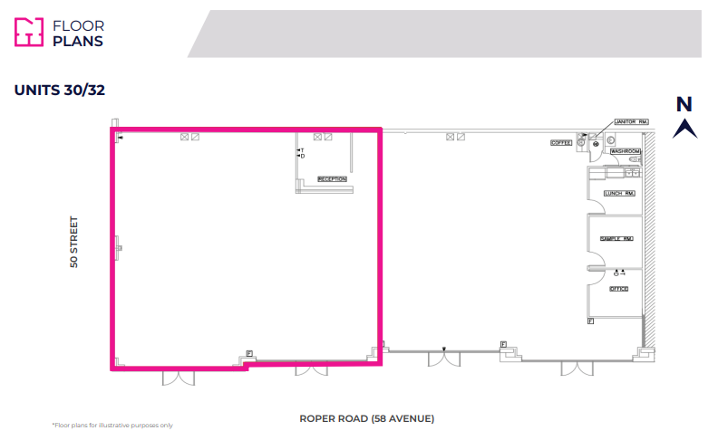 4914-4962 Roper Rd NW, Edmonton, AB T6B 3T7 - Lot 30-32 -  - Plan d’étage - Image 1 of 1