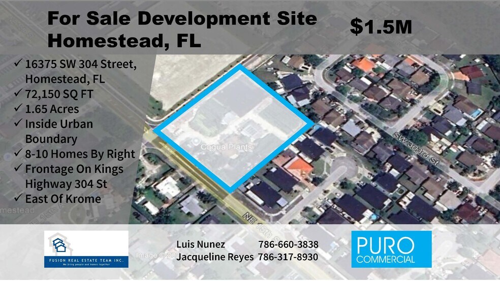 16375 SW 304th St, Homestead, FL à vendre - Photo de l’immeuble – Image 1 sur 8