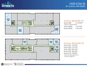 1520 S 5th St, Saint Charles, MO à louer Plan d’étage– Image 1 sur 1