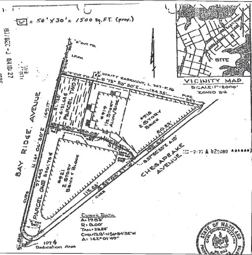 918 Chesapeake Ave, Annapolis, MD à louer - Plan de site – Image 2 sur 2