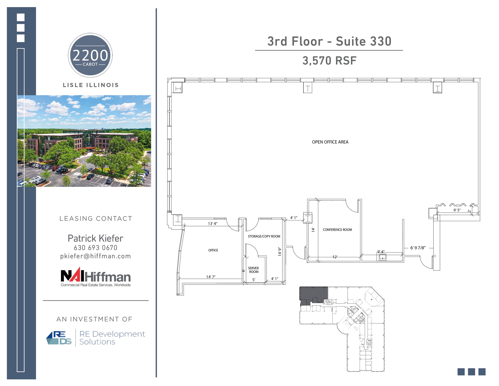 2200 Cabot Dr, Lisle, IL à louer Plan d’étage– Image 1 sur 1