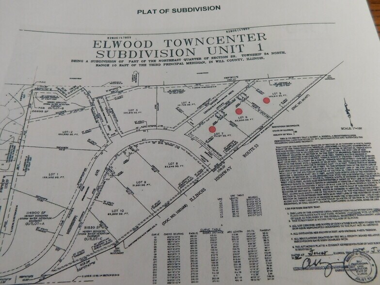 LOT 5,6 & 7 LINCOLN WAY DR., Elwood, IL à vendre - Plan cadastral – Image 2 sur 10