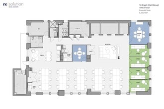 18 E 41st St, New York, NY à louer Plan de site– Image 2 sur 2