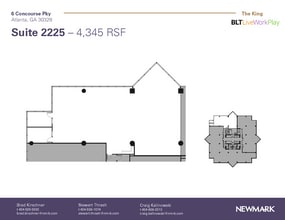 6 Concourse Pky NE, Atlanta, GA à louer Plan d’étage– Image 1 sur 1