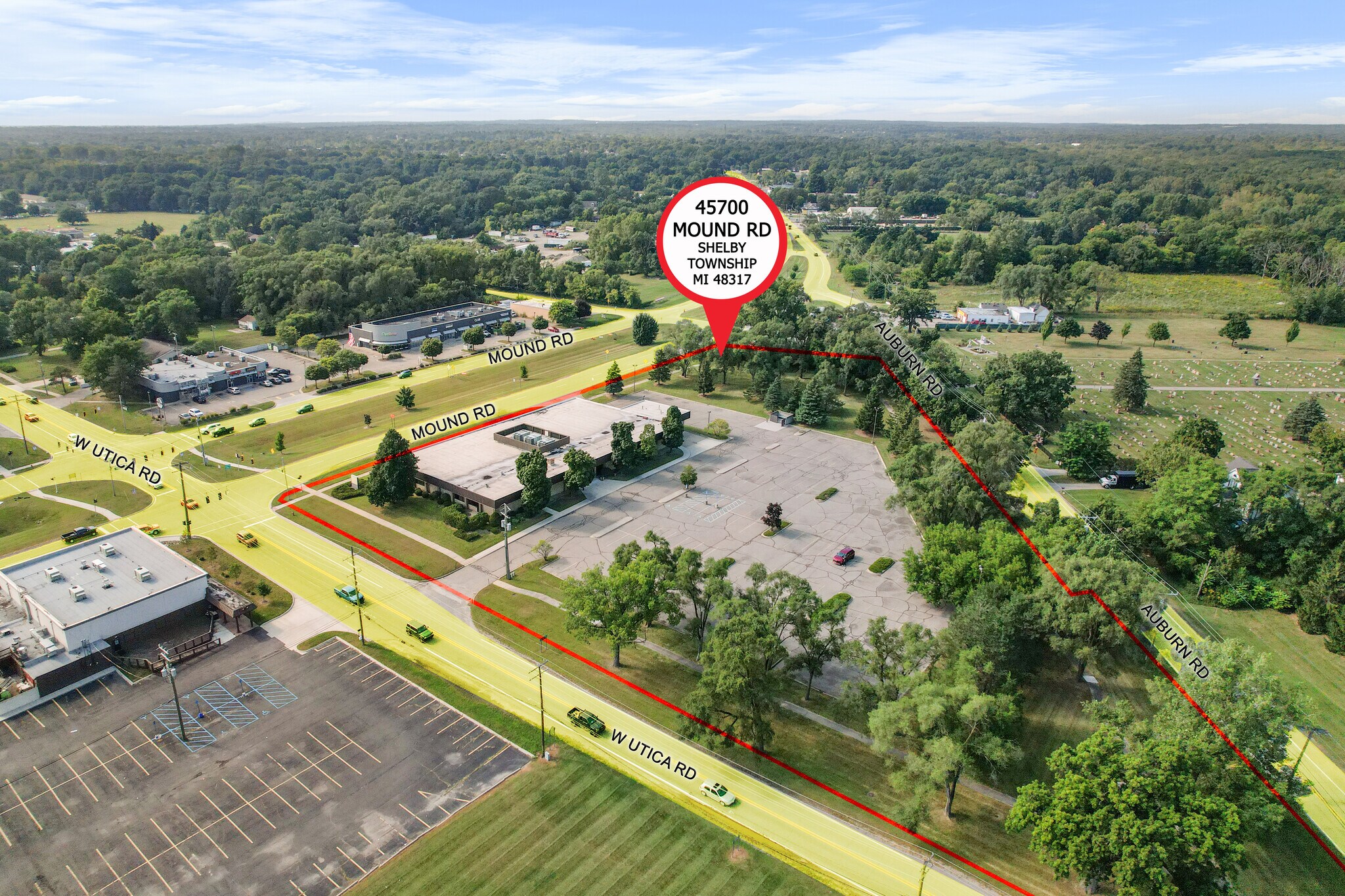 45700 Mound Rd, Shelby Township, MI à louer Aérien– Image 1 sur 6