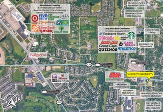 605-625 N Midlothian Rd, Mundelein, IL - VUE AÉRIENNE vue de carte