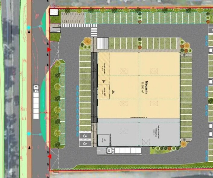 Local commercial dans Romans-sur-Isère à vendre - Plan d’étage – Image 3 sur 4