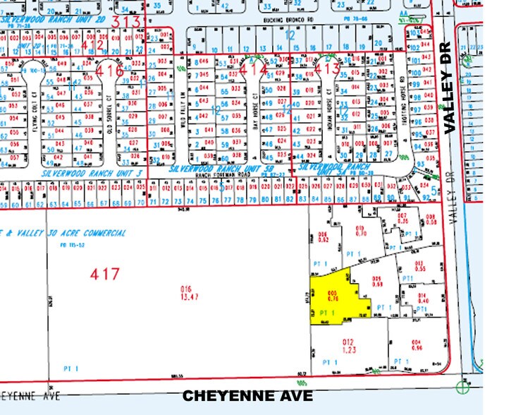 4354-4358 W Cheyenne Ave, North Las Vegas, NV à louer - Plan cadastral – Image 3 sur 13