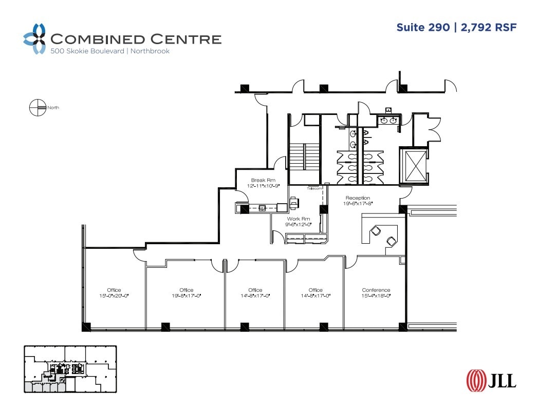 707 Skokie Blvd, Northbrook, IL à louer Plan d’étage– Image 1 sur 1