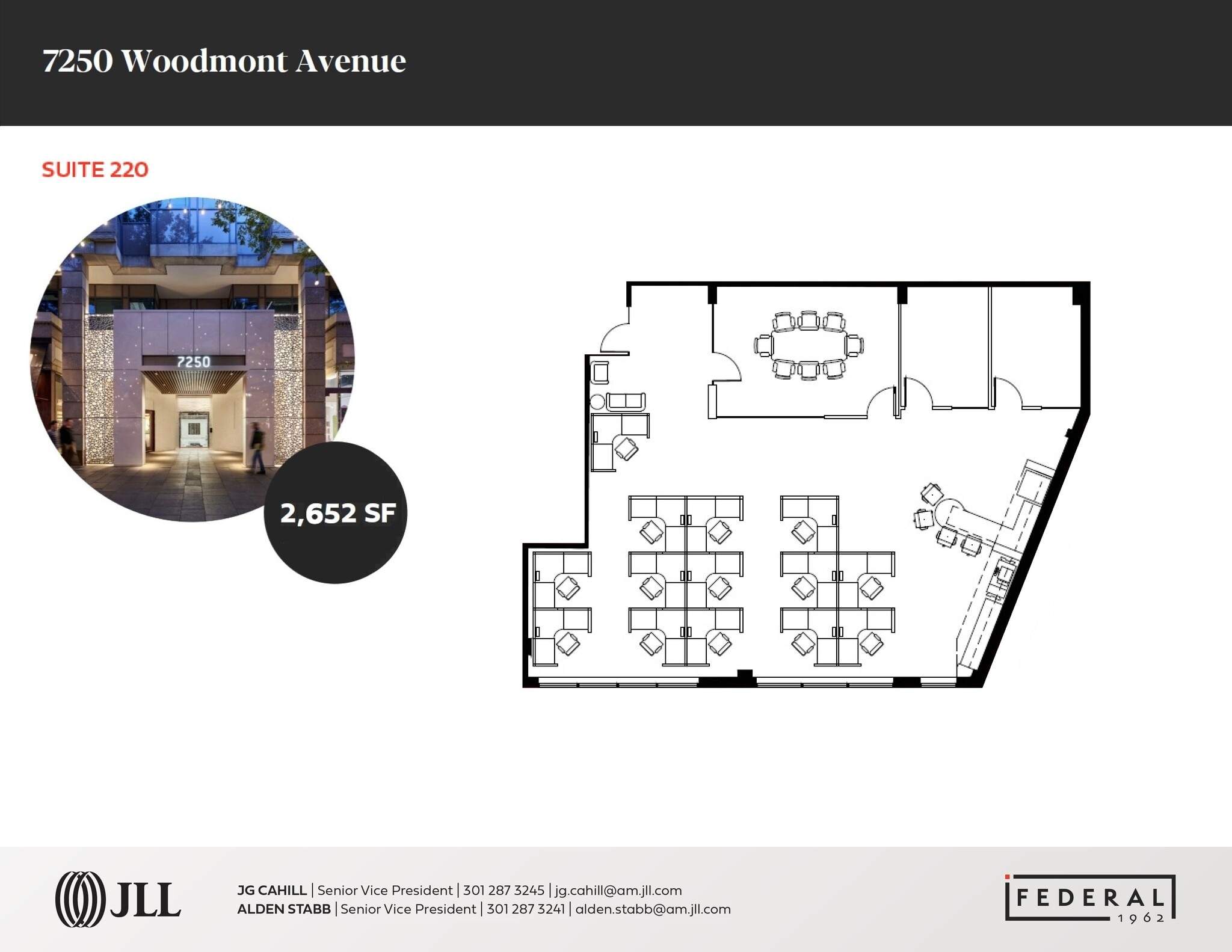 4801-4809 Bethesda Ave, Bethesda, MD à louer Plan d’étage– Image 1 sur 1