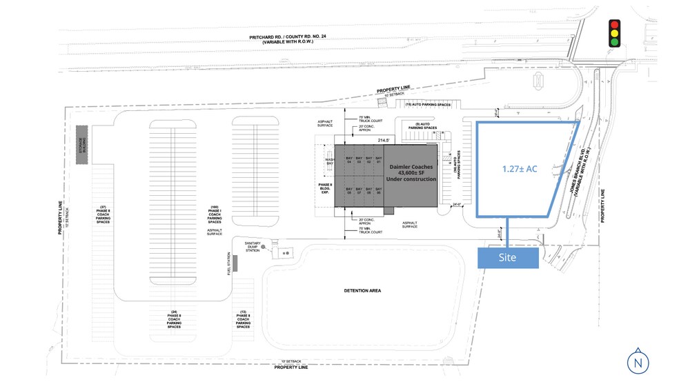 SWC Sportsman Club Rd & Pritchard Rd., Jacksonville, FL à vendre - Plan de site – Image 3 sur 3