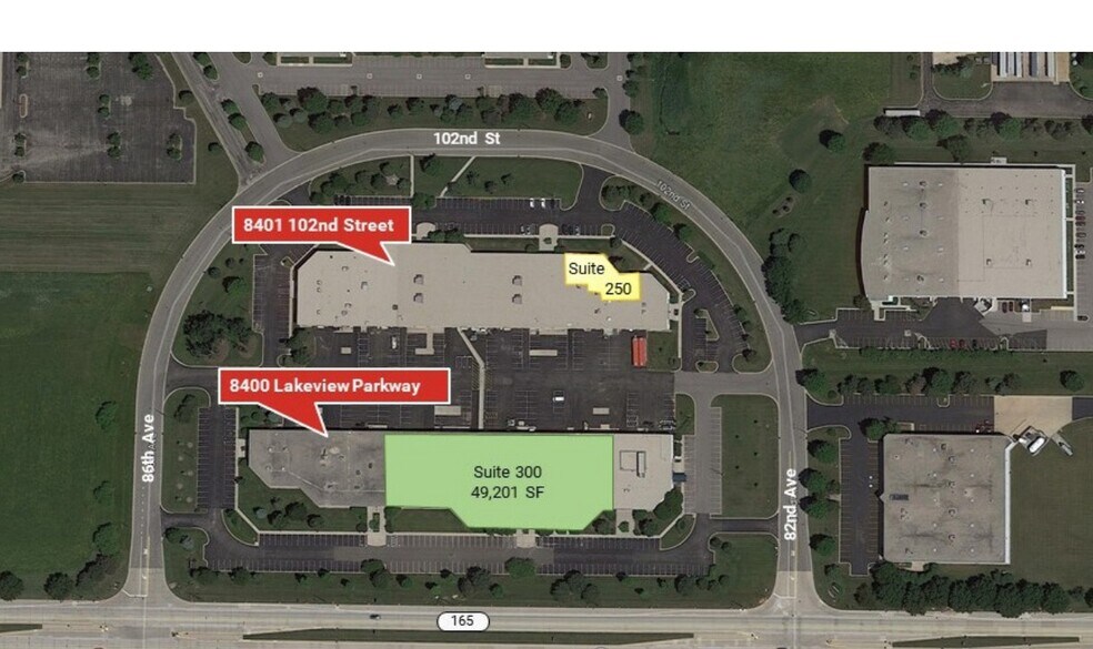 8400 Lakeview Pky, Pleasant Prairie, WI à louer - Aérien – Image 2 sur 8