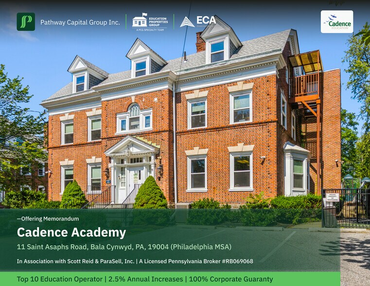 11 Saint Asaphs Rd, Bala Cynwyd, PA à vendre - Photo de l’immeuble – Image 1 sur 5
