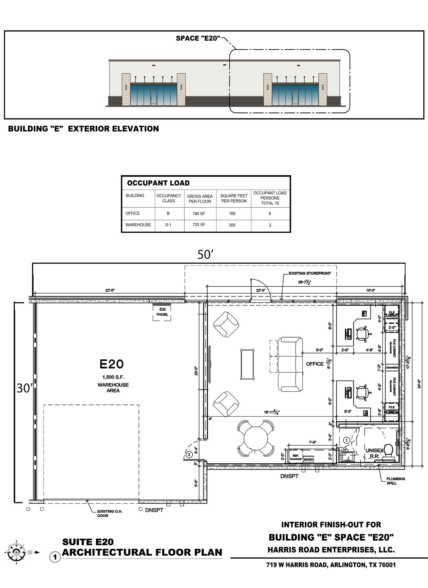 719 W Harris Rd, Arlington, TX à louer Plan de site– Image 1 sur 1