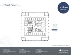 600 Anton Blvd, Costa Mesa, CA à louer Plan d’étage– Image 1 sur 1