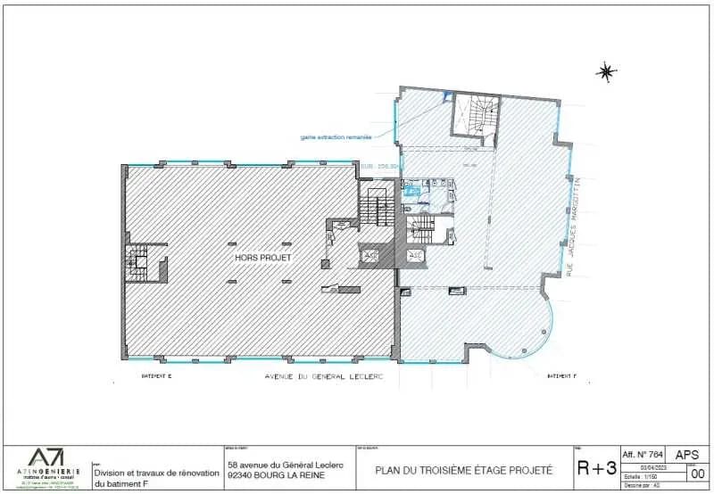 58-60 Avenue Du Général Leclerc, Bourg-la-Reine à vendre Plan d’étage– Image 1 sur 1
