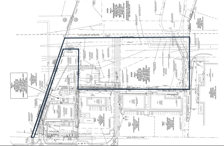 320 Peachtree Industrial Boulevard, Suwanee, GA à vendre - Plan cadastral – Image 3 sur 3