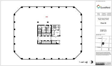240 4 Av SW, Calgary, AB à louer Plan d’étage– Image 1 sur 1