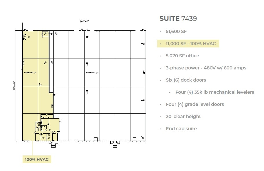 2301-2337 Gravel Dr, Fort Worth, TX à louer Plan d’étage– Image 1 sur 1