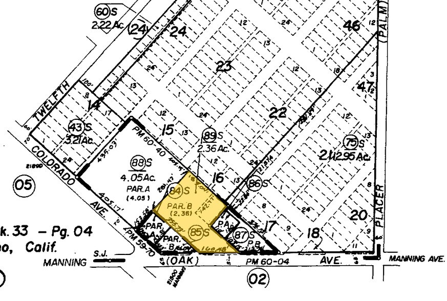 21651 W Manning Ave, San Joaquin, CA à louer - Plan cadastral – Image 3 sur 18