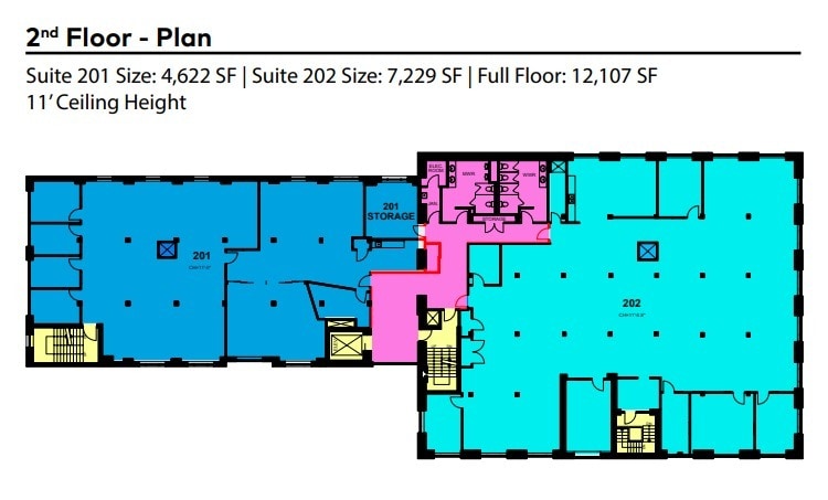 109-117 George St, Toronto, ON à louer Plan d’étage– Image 1 sur 1