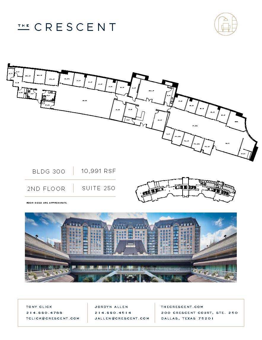 100 Crescent Ct, Dallas, TX à louer Plan d’étage– Image 1 sur 1